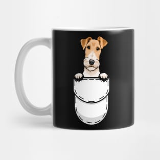 Funny Fox Terrier Pocket Dog Mug